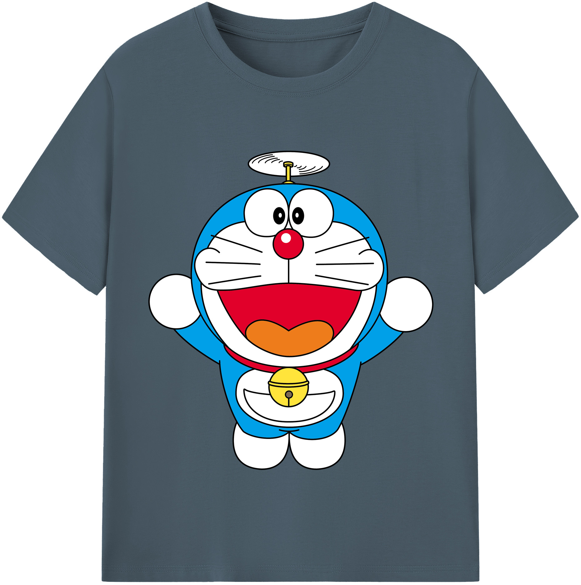 （画像用） ドラえもん Doraemon 綿100％半袖Tシャツ（フロントプリント）